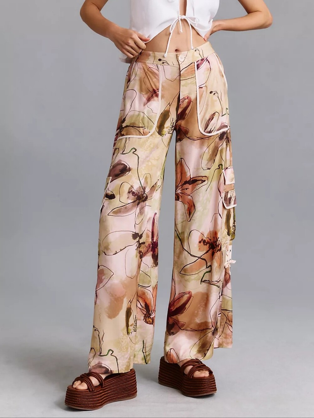 Anthropologie Palazzo Utility Pants